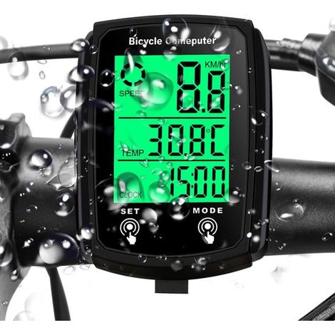 Kabelloser Fahrradcomputer Mit 20 Funktionen Und Ipx6-wasserschutz – Große Tasten, Hintergrundbeleuchtetes Display