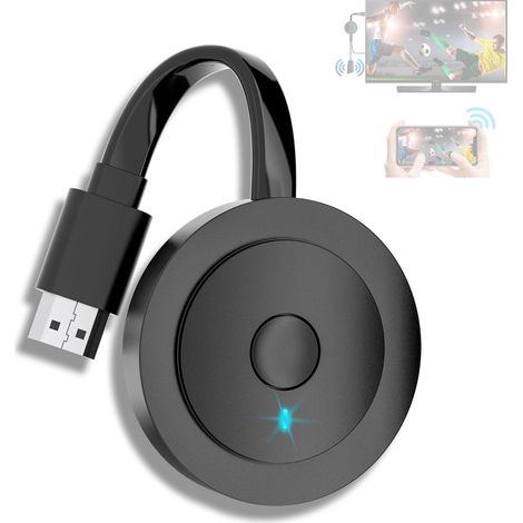 Kabelloser Hdmi-adapter Für Fernseher – Kompatibel Mit Miracast, Airplay Und Hochauflösender Bildwiedergabe – Geeignet Für Android-, Ios-, Windows- Und Mac-geräte Zum Anschluss An Einen Fernseher