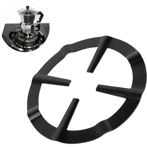 Kaffeekanne, Italienischer Kaffeekannenständer Aus Gusseisen, Kaffeekannenständer, Topfständer Für Gasherd, Druckausgleichsringständer, Schwerer Metallpfannengriff