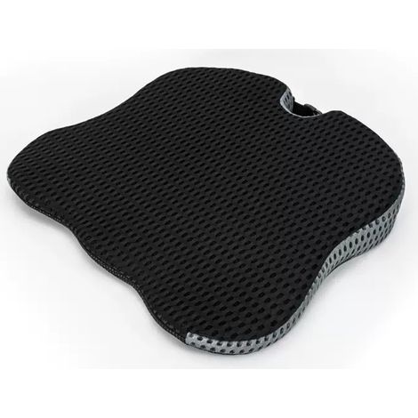 Keilförmiges Autositzkissen – Verbessert Die Sicht Und Lindert Ischiasbeschwerden. Hochdichter Memory-schaum, Rutschfest Und Ergonomisch Geformt. Maße: 47 X 42 X 7,5 Cm