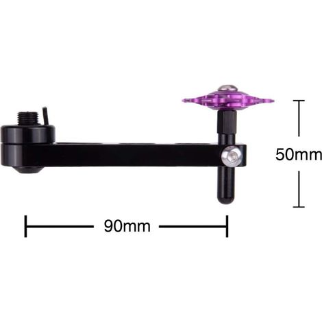 Kettenspanner Für Fahrräder (1 Stück), Kettenführung, Kettenschutz, Aluminium-kettenspanner Für Singlespeed-fahrräder, Geschwindigkeitsregler Für Mountainbikes/rennräder (abmessungen: 90 X 50 Mm)