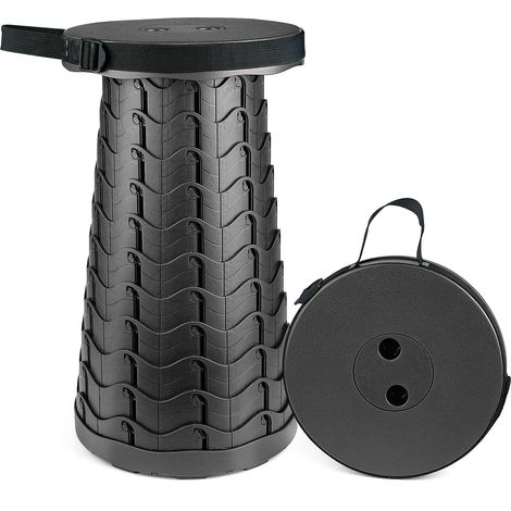 Klapphocker – Teleskophocker – Gartenhocker – Maximale Belastung: 180 Kg