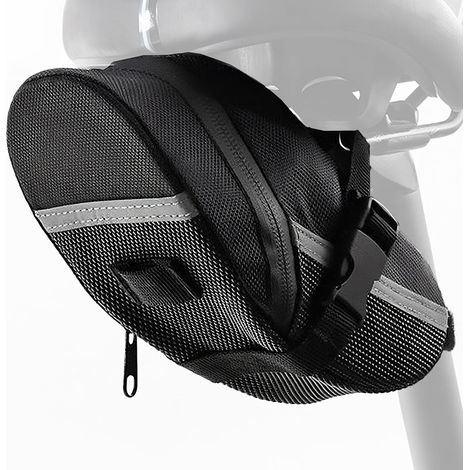Kompakte Und Wasserdichte Fahrradsatteltasche – Mit Reflektorstreifen – Geeignet Für Rennräder Und Mountainbikes