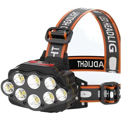 Led-stirnlampe, Verschleißfest, Usb-aufladbar, 5 Leuchtmodi, Taschenlampe, Verschleißfeste Stirnlampe Für Die Jagd