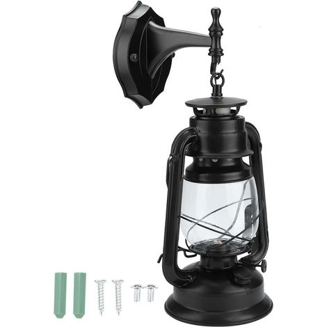 Led-wandleuchte Im Retro-vintage-stil, Schwarz, Für Wohnzimmerbeleuchtung