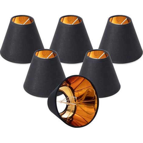 Lampenschirm Für Kronleuchter, Nur Für Kerzen, Klemm-lampenschirm, 7,6 Cm X 15,2 Cm X 12,7 Cm, 6er-set.