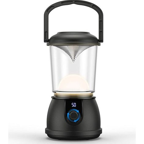 Leistungsstarke, Wiederaufladbare Led-campinglampe – 10000 Mah, Dimmbar, 5 Leuchtmodi – Wasserdicht – Tragbar Für Camping, Heimwerken, Angeln, Garage Und Keller