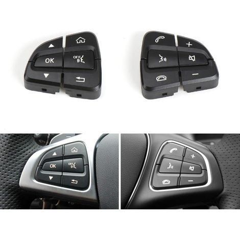 Lenkradtasten - Kompatibel Mit Mercedes-benz C-klasse W205/glc W253 Multifunktions-lenkradschaltern Oe A0999050200 Abs, Ein Paar (links Und Rechts)