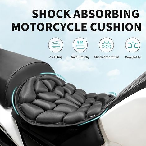 Luftkissen Geeignet Für Motorräder, Druckentlastungs-luftkissen Für Große Cruiser- Und Touring-motorradsitze, Kompatibel Mit Harley-davidson Motorrädern (standard - Schwarz)