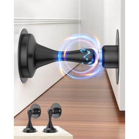 Magnetischer Türstopper – Türstopper Für Terrassentüren (innen/außen), Bodentürstopper Für Fußleisten, Fester Außentürstopper, Wandtürstopper Für Den Außenbereich, Magnetischer Türhalter