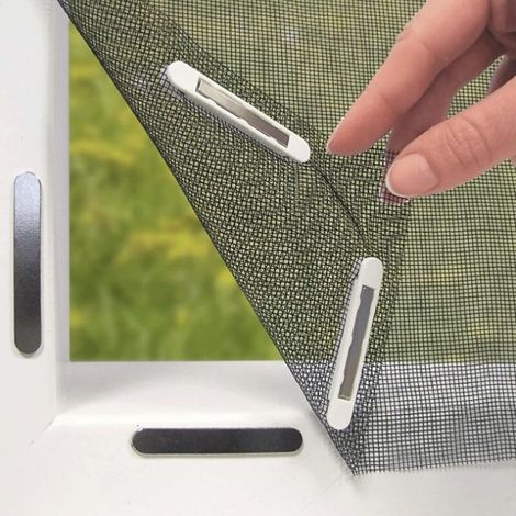 Magnetisches Fliegengitter – 130 X 150 Cm, Leicht Abnehmbar, Kein Bohren Erforderlich – 1 Stück, Schwarz