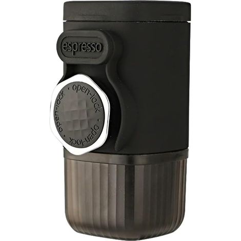 Mini-espressomaschine, Tragbare Espressomaschine, Kompatibel Mit Kapseln Und Gemahlenem Kaffee, Kleines Reisegerät, Manuell Steuerbar, 18 Bar Druck, Ideal Für Camping.