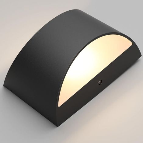 Moderne Schwarze Led-wandleuchte Für Den Innenbereich – Geeignet Für Wohnzimmer, Schlafzimmer, Flur – 1 Stück, Warmweiß