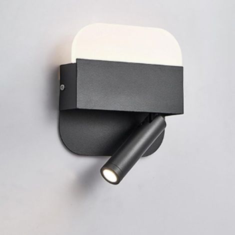 Moderne Und Minimalistische Dreifarbige Wandleuchte – Ideal Für Büros, Studentenwohnheime, Hotels Etc. – 1 Stück, Schwarz
