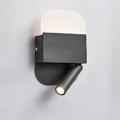 Moderne Und Minimalistische Dreifarbige Wandleuchte – Ideal Für Büros, Schlafzimmer, Hotels Usw. – 1 Stück, Schwarz