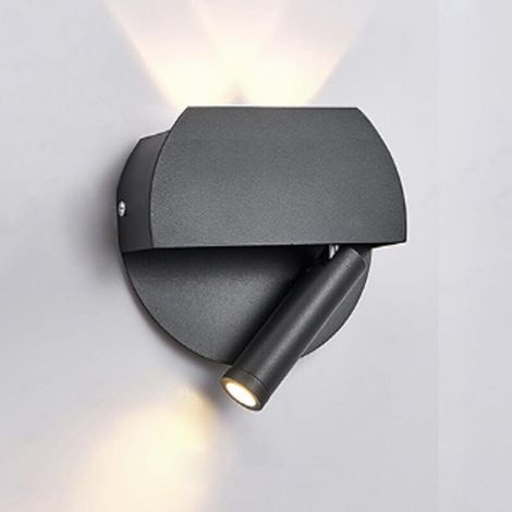 Moderne Und Minimalistische Dreifarbige Wandleuchte – Ideal Für Wohnzimmer, Schlafzimmer, Hotels Usw. – 1 Stück, Schwarz