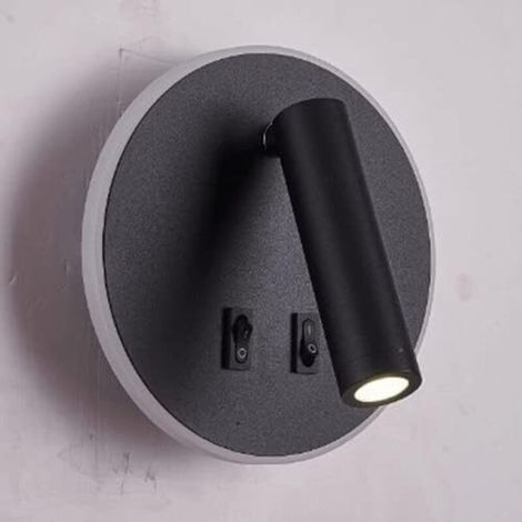 Moderne, Minimalistische Wandleuchte – Geeignet Für Wohnzimmer, Schlafzimmer, Flur, Küche Usw. – 1 Stück, Schwarz