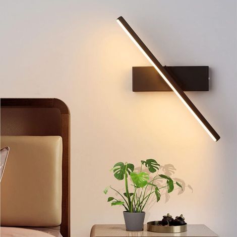 Moderne, Minimalistische Und Kreative Nachttischlampe – Geeignet Für Schlafzimmer, Nachttisch Oder Schminktisch – Schwarz – 40 Cm (mit Schalter)