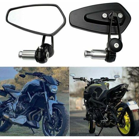 Motorrad-lenkerspiegel Für Xj6 Mt01 Mt03 Mt07 Mt09 (schwarz)...debuns
