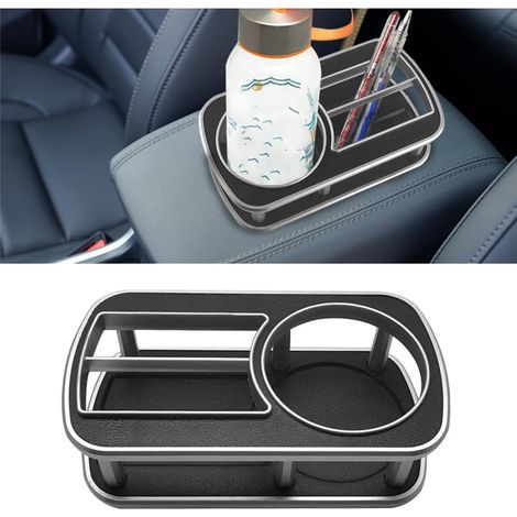 Multifunktionaler Autobecherhalter, Handy- Und Wasserflaschenhalter, Abs-becheraufbewahrungsorganizer (schwarz)