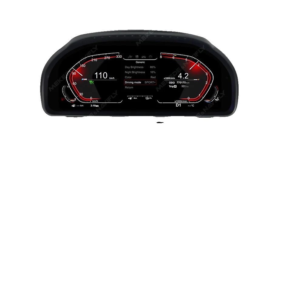 Auto Lcd Armaturenbrett Cluster, 1920x720 Auflösung, Blendfreier Bildschirm, Bm002-om-26