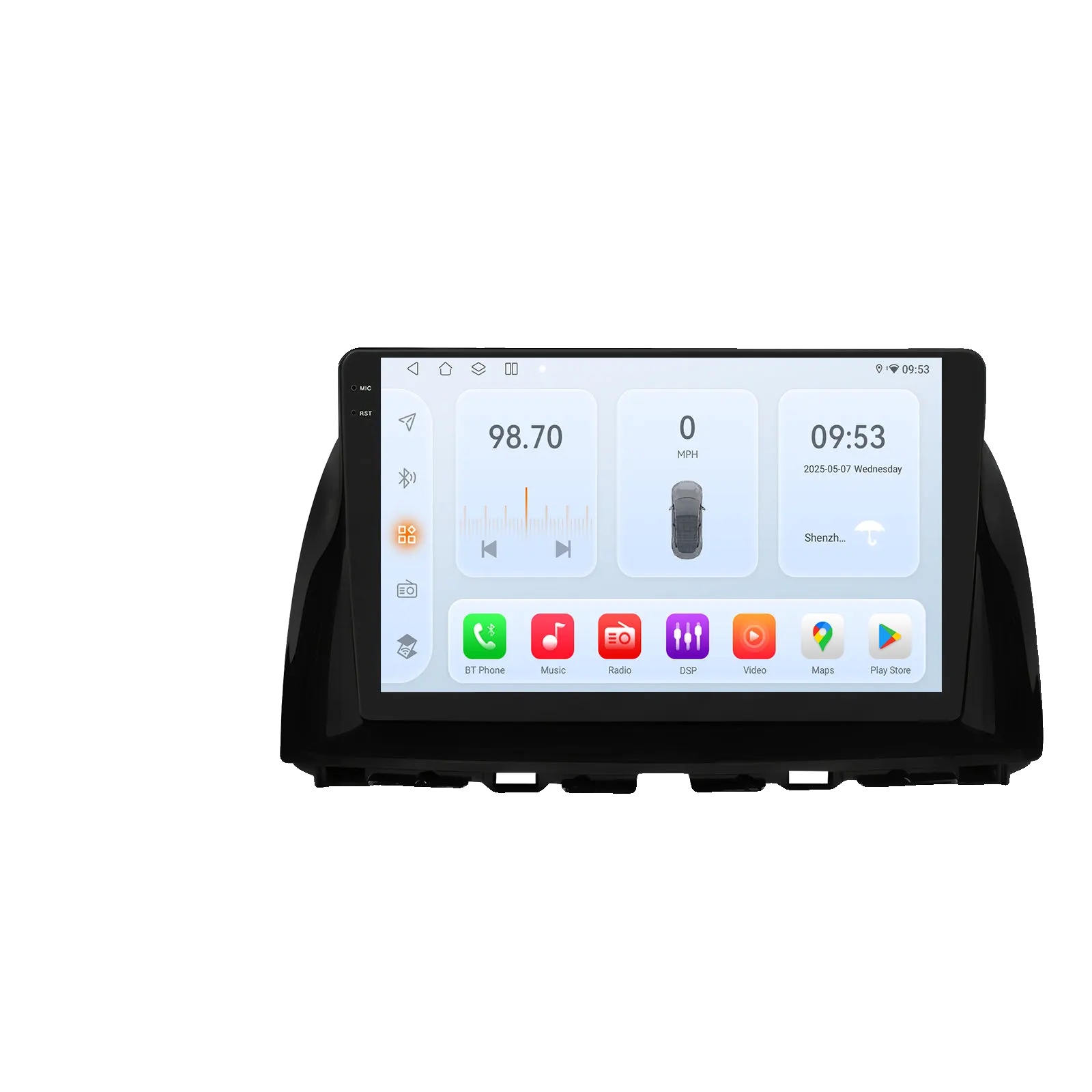 Autoradio, Touchscreen, Smartphone-kompatibilität, Kompatibel Mit Mazda Cx-5 2012 - 2015, A-8kern-8g 128g -qs8