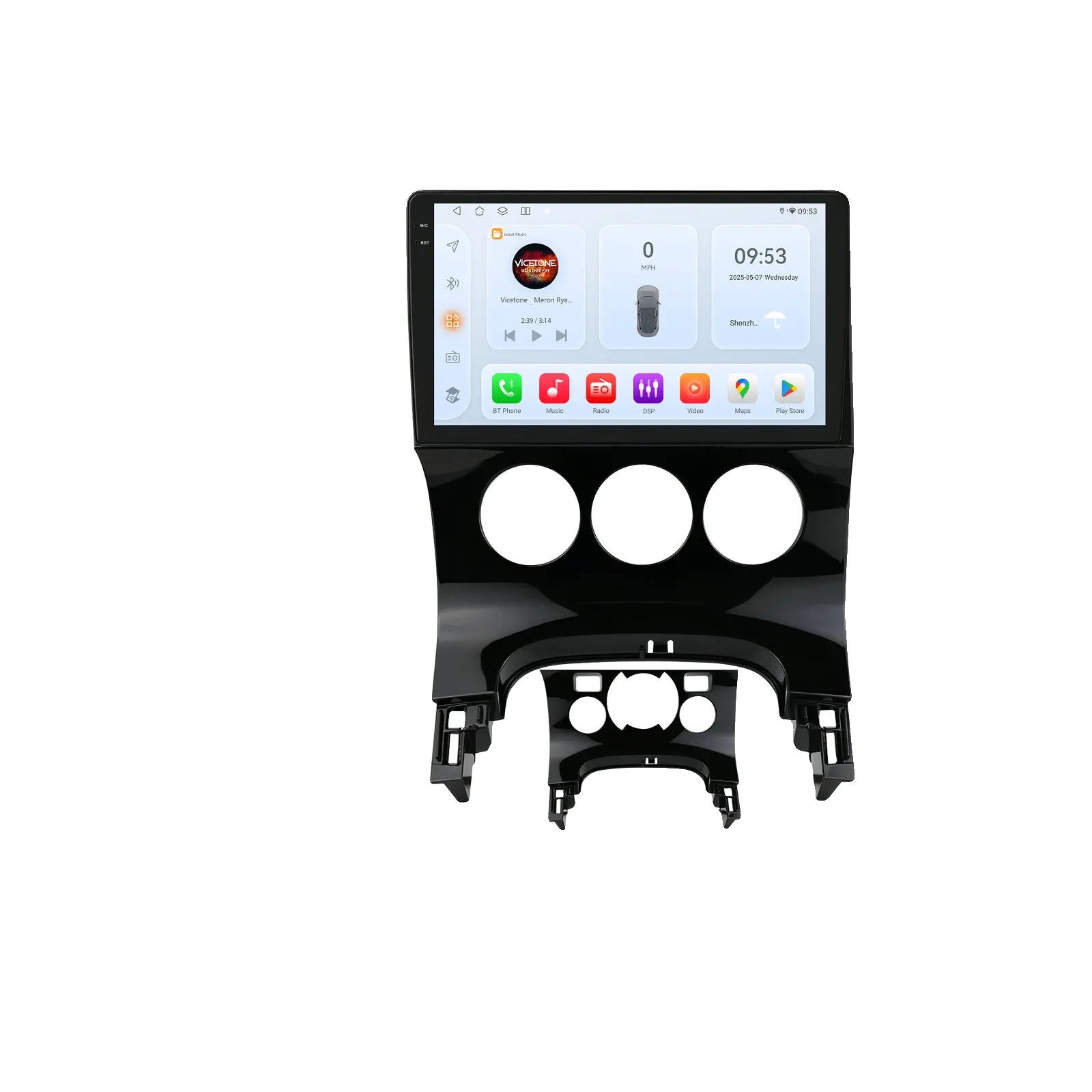 Carplay, Multimediasystem, 9-zoll-touchscreen, Snapdragon 6115 Chipset, Kompatibel Mit Peugeot 3008 2013-2018, Qs8-4g 8core-8g 128