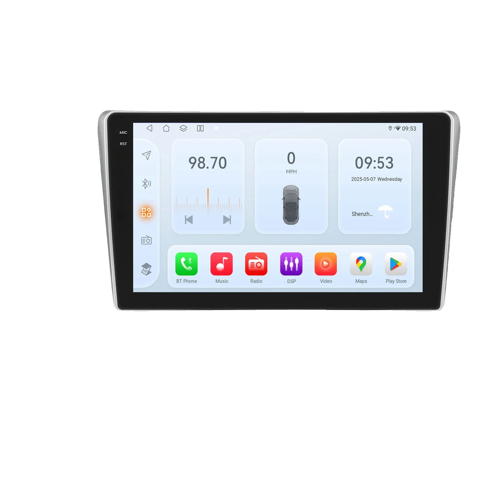 Carplay, Android 14, 9-zoll-touchscreen, Kompatibel Mit Toyota Avensis T25 2002-2008, Qs4-4g 8core-4 32g