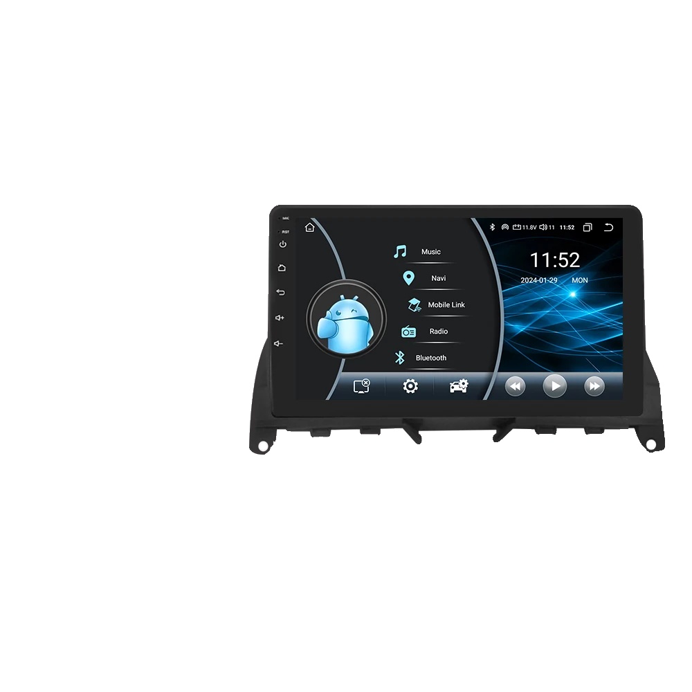 Autoradio, Touchscreen-display, Multimedia-stereo, Kompatibel Mit Mercedes Benz W204 C-klasse S204 2007-2010 Gps, W1 (8kern 2g 32g)