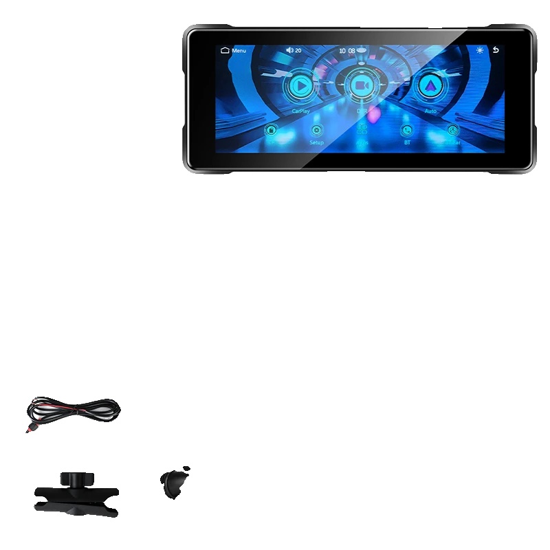 Motorrad-multimedia-player, Kabelloses Carplay, Android Auto, Mt-03 Dvr 6.86inch