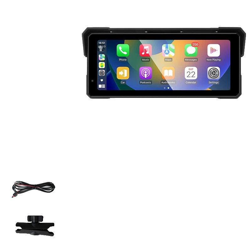 Motorrad-multimedia-player, Kabelloses Carplay, Android Auto, Mt36 8.1inch