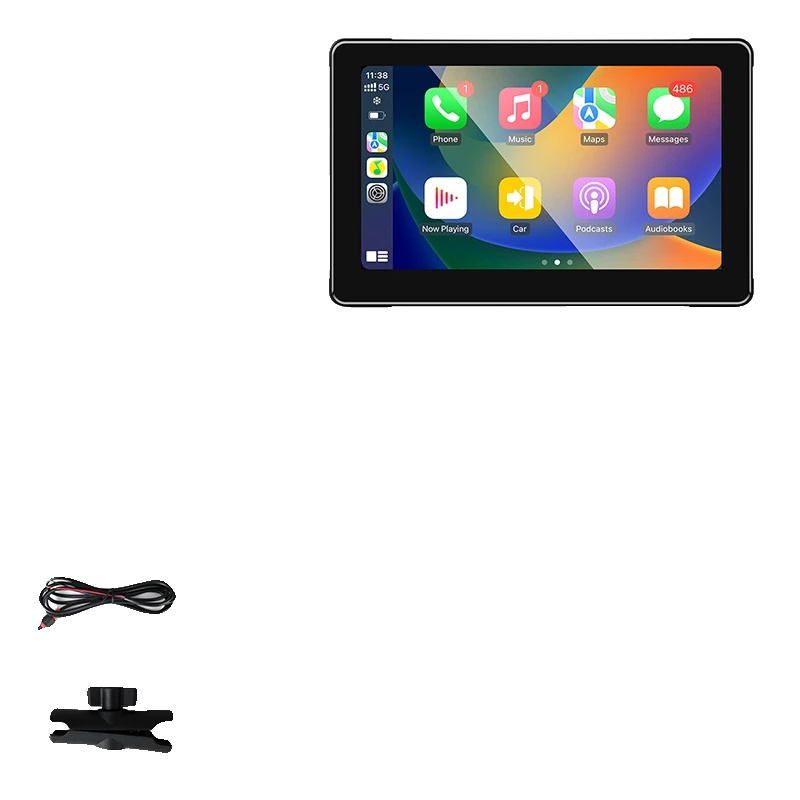 Motorrad-multimedia-player, Kabelloses Carplay, Android Auto, Mt-07 7inch