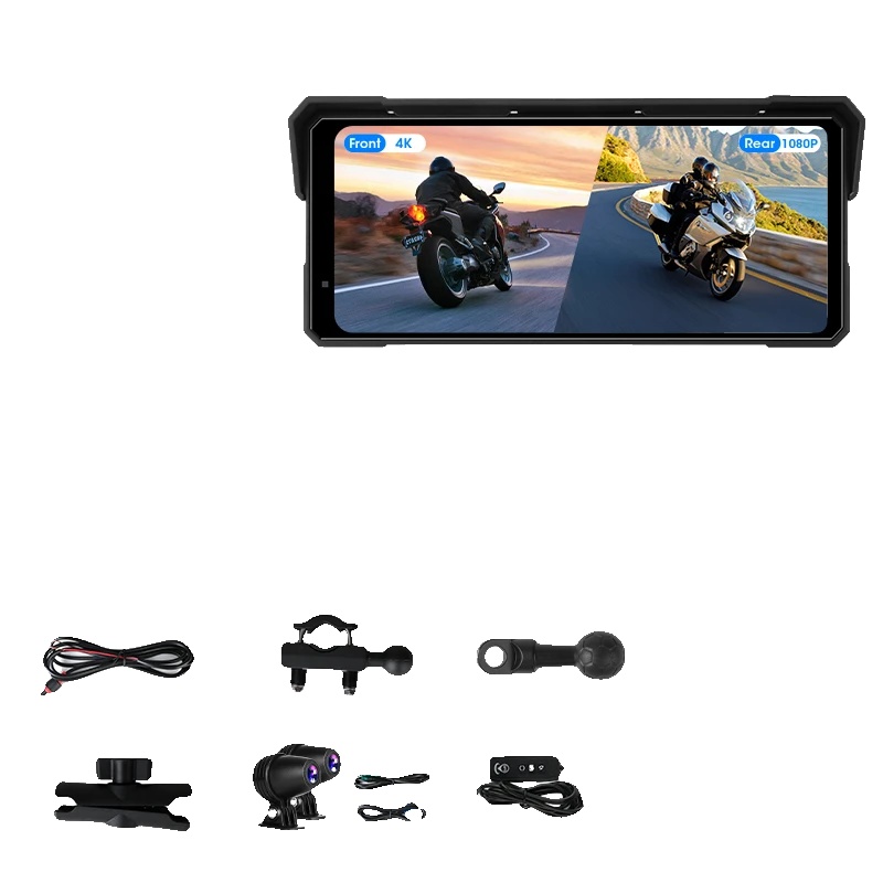 Motorrad-multimedia-player, Kabelloses Carplay, Android Auto, Mt58b Dvr 8.1inch