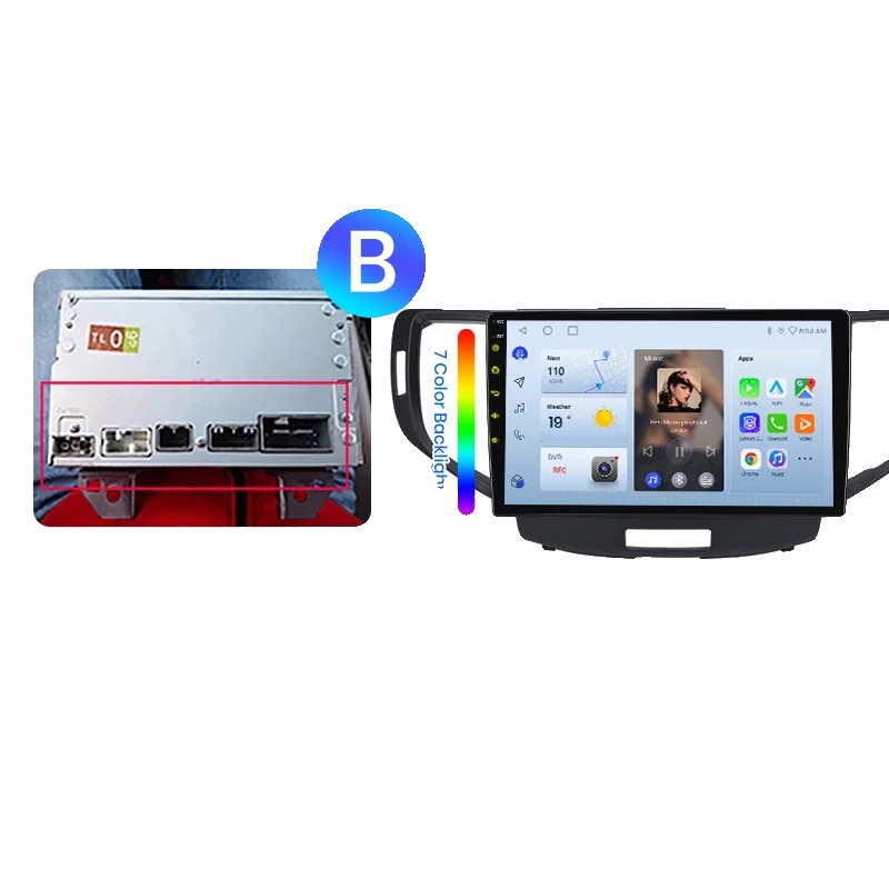 Multimedia-autoradio, Displaygröße, Navigationssystem, Kompatibel Mit Honda Accord 2008-2012, Px1 (4gb 64gb)b