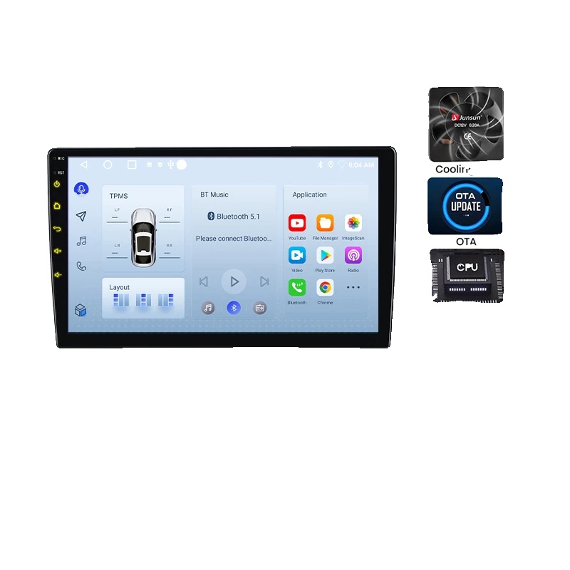 Carplay, Smart-touchscreen, Navigationssystem, Kompatibel Mit Fiat Freemont 2011-2020, Px2(6+128gb)4g