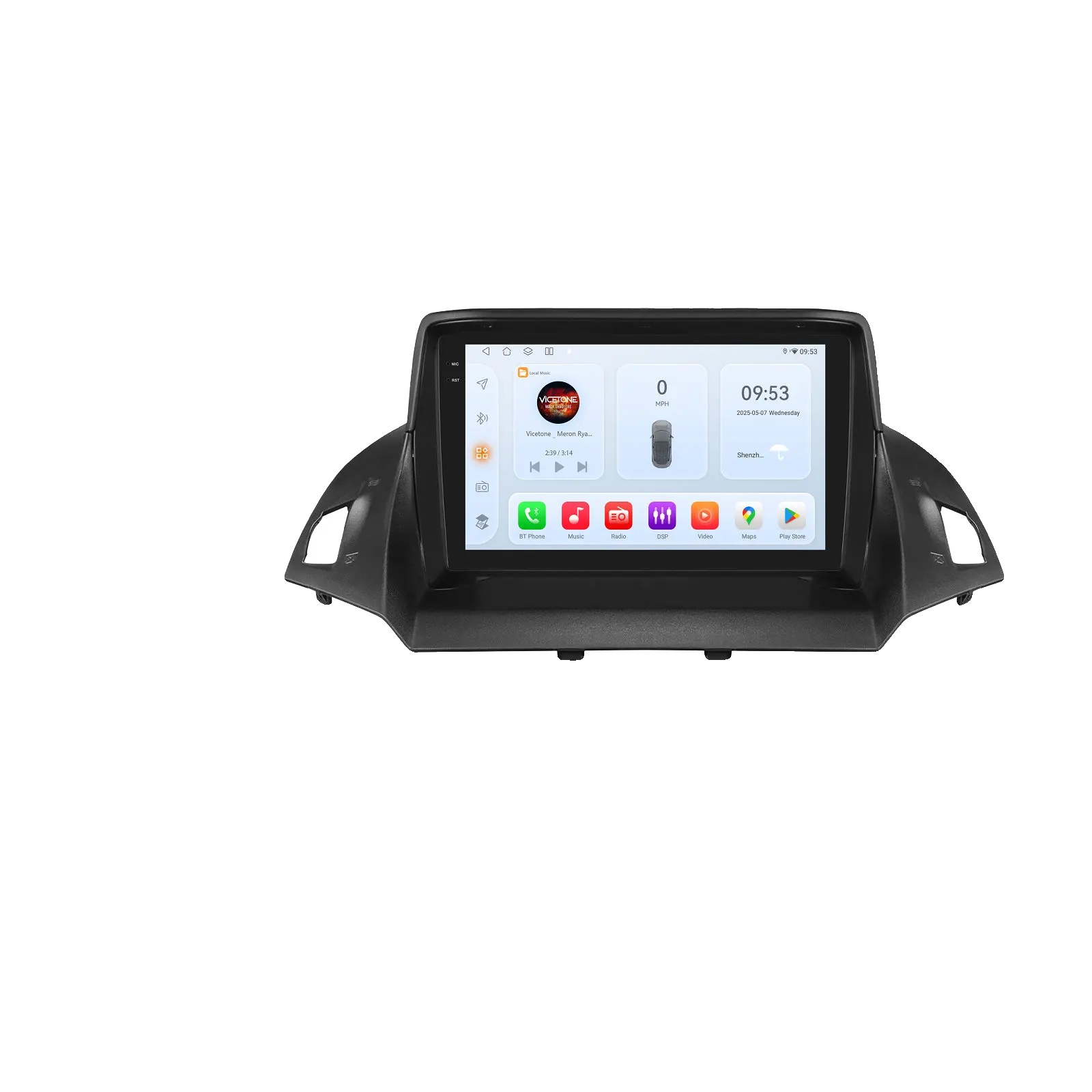 Autoradio, Touchscreen, Multimedia-funktionen, Kompatibel Mit Ford C-max Kuga 2 Escape 3 2013 - 2017, Qs1 (8 Kerne 3g 32g)