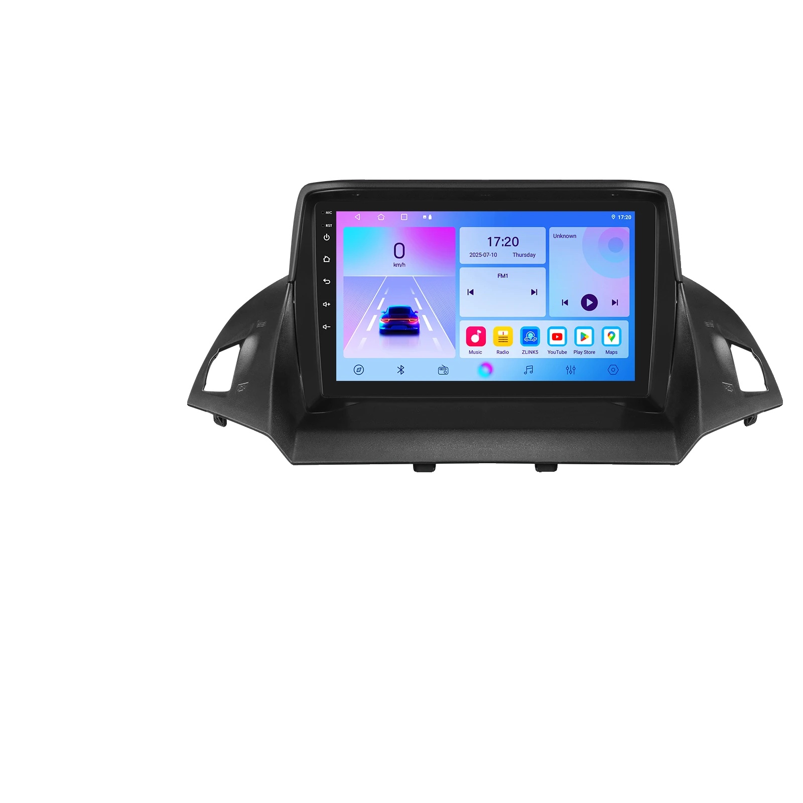 Autoradio, Touchscreen, Multimedia-funktionen, Kompatibel Mit Ford C-max Kuga 2 Escape 3 2013 - 2017, T3cp (4kerne 2g 64g)