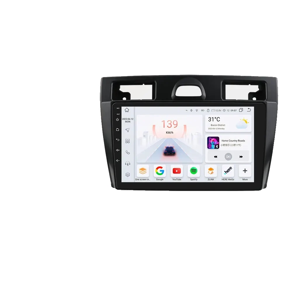 Carplay, 9-zoll-touchscreen, Android 13, Kompatibilität Mit Ford Fiesta 5 Mk5 2002 - 2008, S6 Rückkamera Aipro