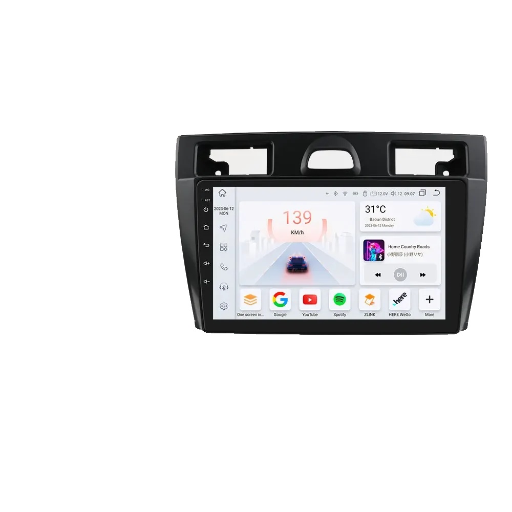 Carplay, 9-zoll-touchscreen, Android 13, Kompatibilität Mit Ford Fiesta 5 Mk5 2002 - 2008, S4 (8kern 4g 32g)