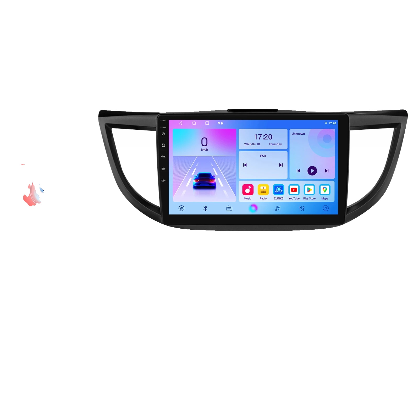 Autoradio, Touchscreen, Sprachsteuerung, Kompatibel Mit Honda Crv 4. Generation 2012-2014, T2 Cp Ahd6 Ki, Quad-core-d