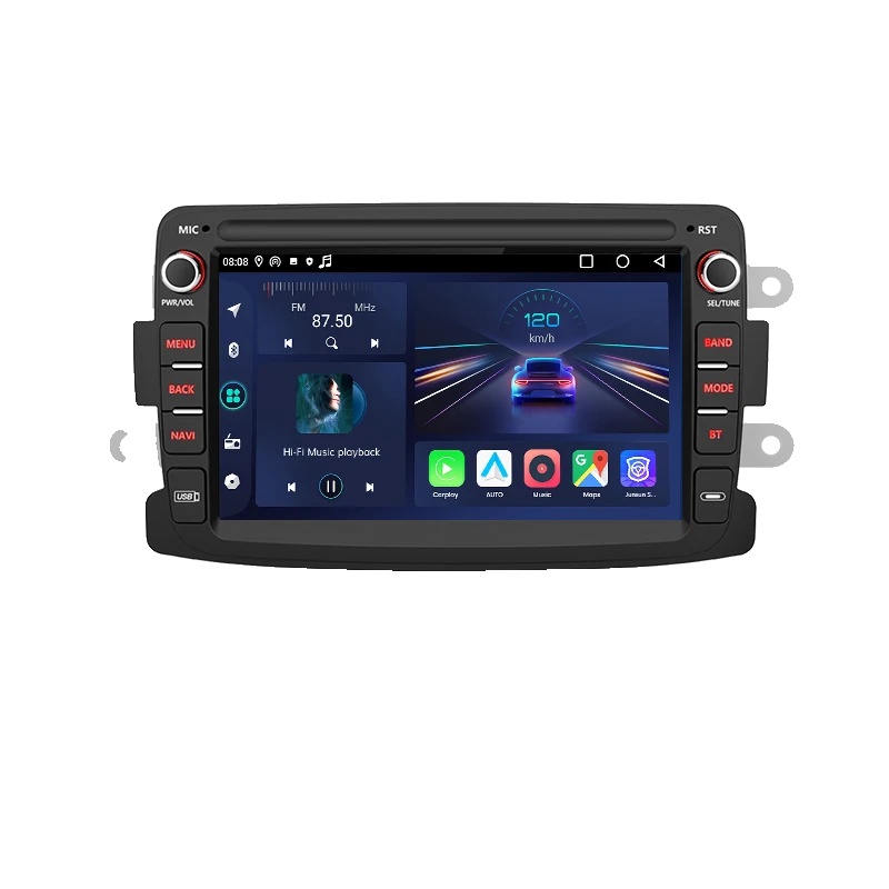 Autoradio, 7-zoll-display, Kompatibel Mit Renault- Und Dacia-modellen, V1 (2g 64g)
