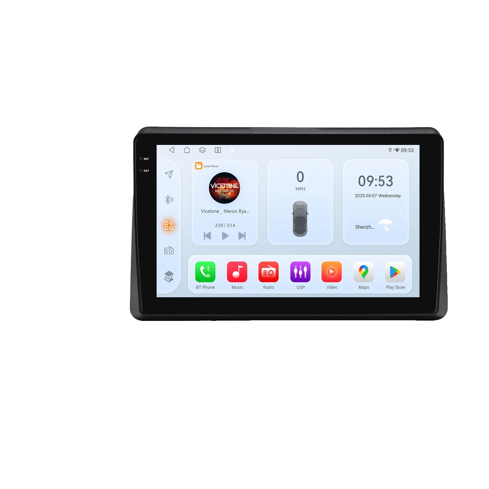 Auto-multimedia-player, Navigationssystem, Sprachsteuerung, Kompatibel Mit Renault Master 2019-2022, Qs4 Mit Ki-stimme