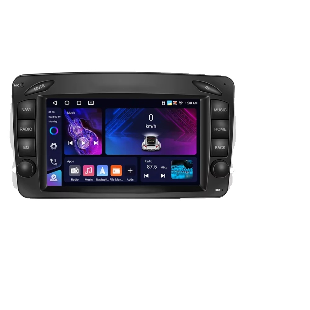 Carplay, Touchscreen, Dual-usb-anschlüsse, Kompatibel Mit Mercedes-benz Clk W209 1998-2004, 4g-64g 1.5ghz