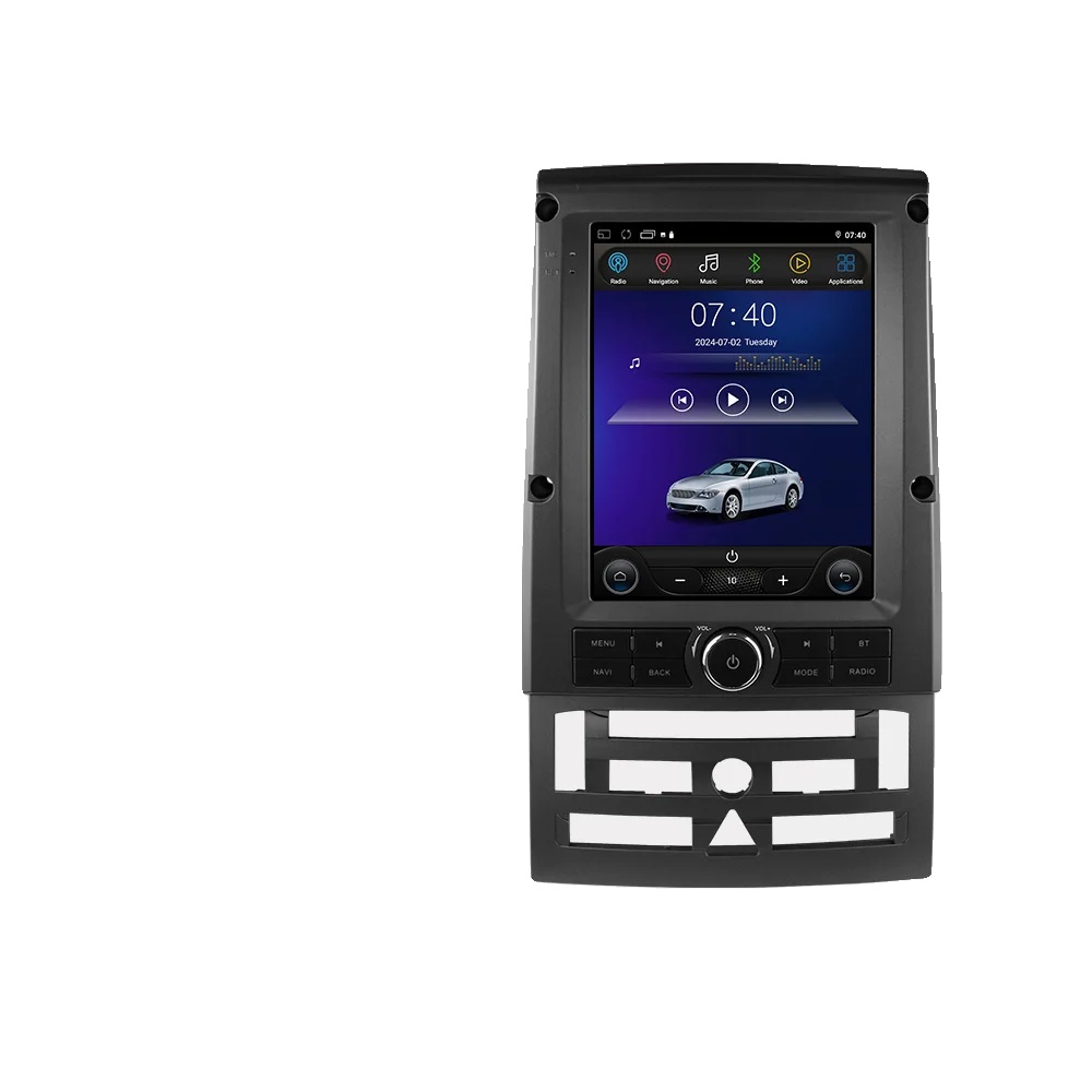 Autoradio, Verbesserte Benutzeroberfläche, Navigationssystem, Kompatibel Mit Peugeot 407 2004 - 2011 Im Tesla-stil, P1l(4core 1g 16g)