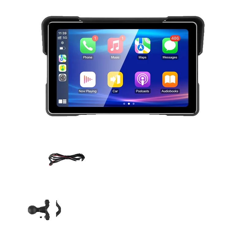 Motorrad-navigations-gps, Kabelloses Carplay, Bluetooth-konnektivität, 7 Zoll Carplay