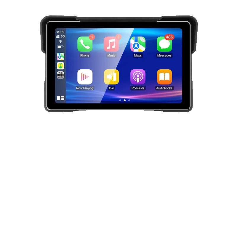 Motorrad-navigations-gps, Kabelloses Carplay, Bluetooth-konnektivität, 7 Zoll Dvr