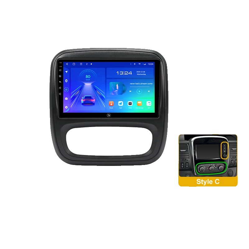 Carplay, Smartphone-integration, Kabellose Konnektivität, Kompatibel Mit Renault Trafic 3 Opel Vivaro, G5 4g 64g Stil C