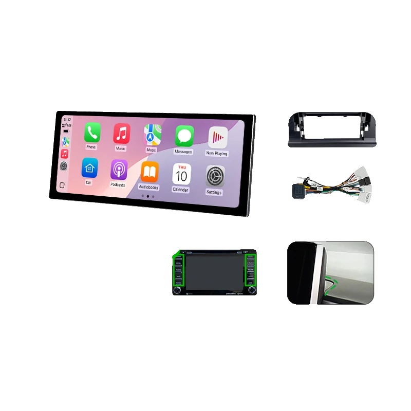 Auto-multimedia-system, Touchscreen, Smartphone-kompatibilität, Kompatibel Mit Toyota Corolla, V5 4g 64g Stil A