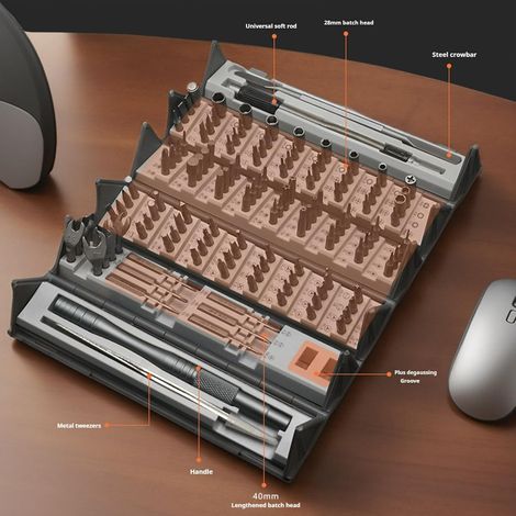 Neues 128-in-1-magnetschraubendreher-set, Ratschenschraubendreher-set Für Heimwerkerprojekte, Präzisionsschraubendreher-sets, Kompaktes Und Tragbares Reparaturset Für Möbel, Computer, Fahrräder Und Uh