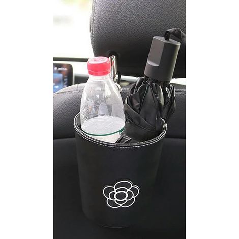 Niedlicher, Blumenförmiger Auto-mülleimer, Geeignet Für Die Hinteren Kopfstützen, Kleine Lüftungsschlitze, Aufbewahrungsbeutel, Müllbeutel